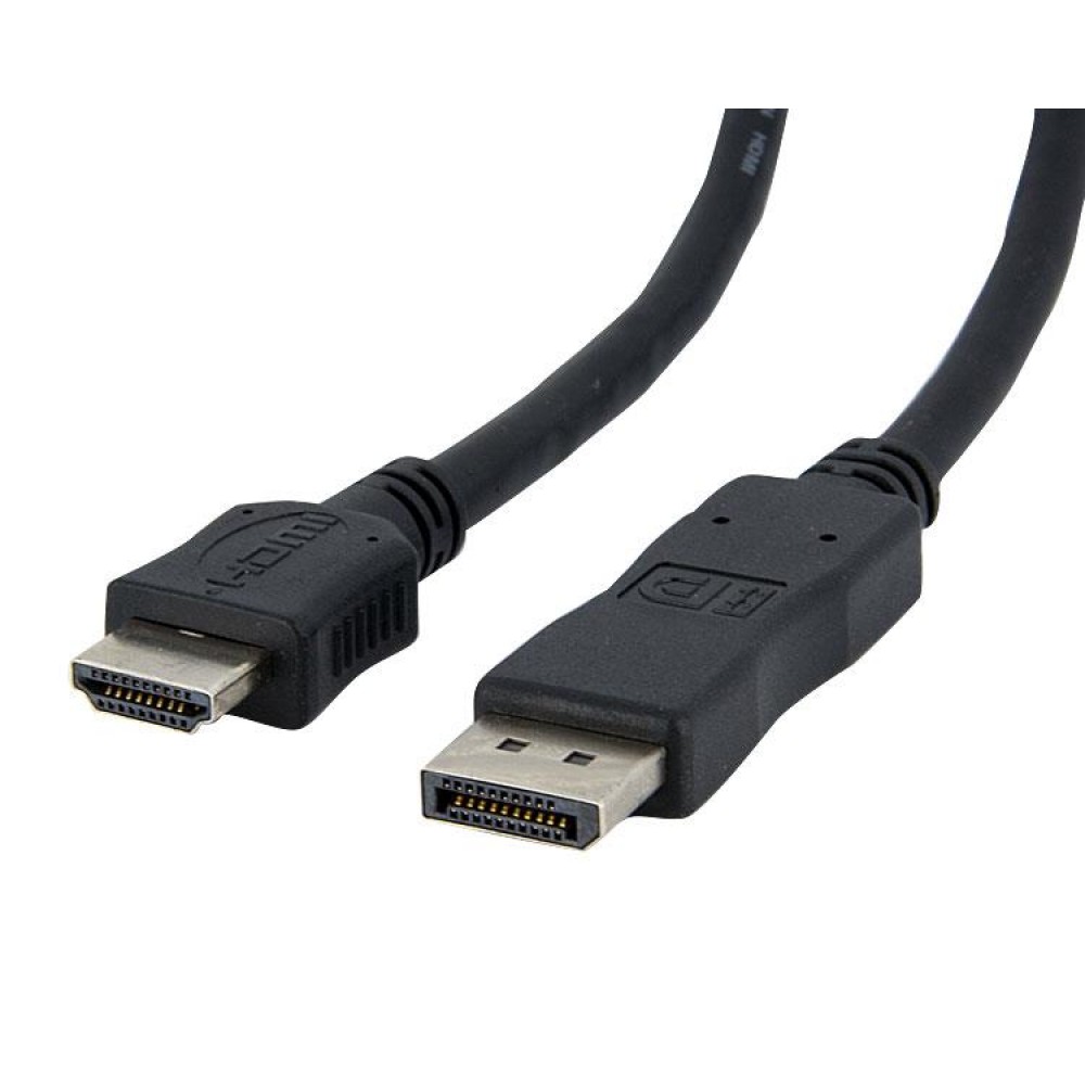 аудио-видео HDMI (m)/DisplayPort (m) 2м. Позолоченные контакты черный  (HDMI-DP-2M) купить в Липецке - Регард